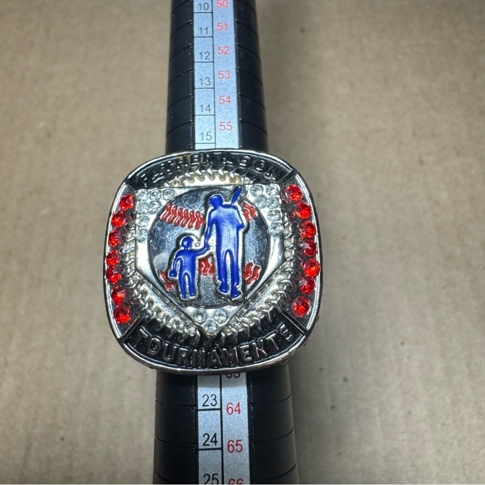 Father and Son Tournament Ring Sports Collectible Baseball